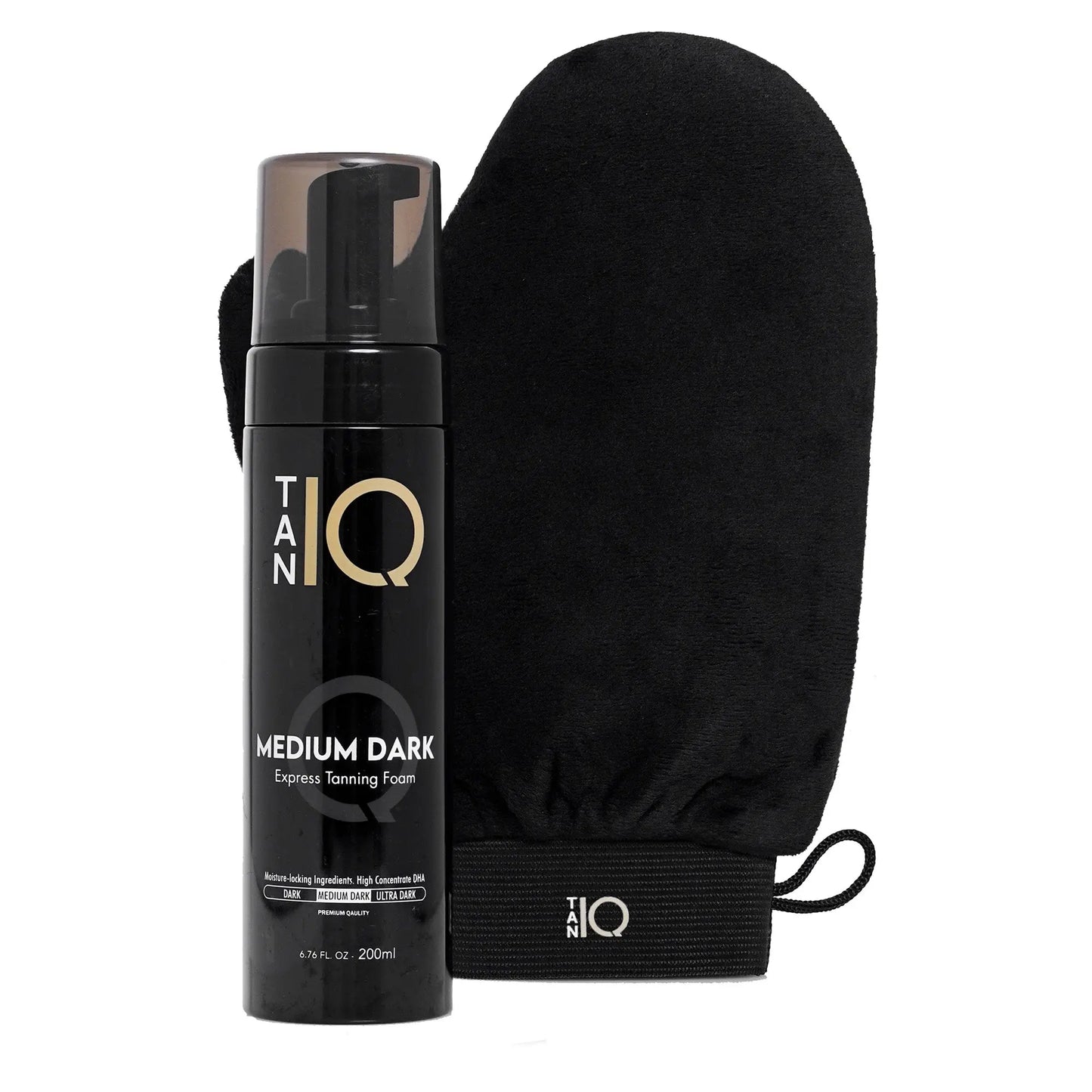 Express tanning foam featuring our high-concentrate DHA formula