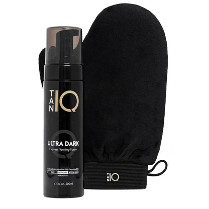 Express tanning foam featuring our high-concentrate DHA formula
